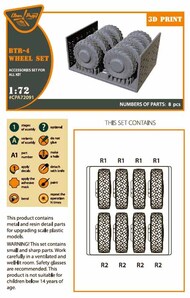 BTR-4E Ukrainian wheel set #CPA72091