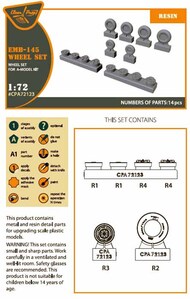 Embraer EMB-145 wheel set #CPA72123