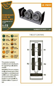 Kubelwagen type 82 Wheel set #CPA72124