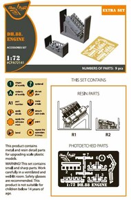 de Havilland DH.88 Comet engine set #CPA72141