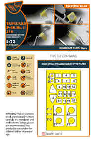 Vanguard P-66/Mk.1/J10 painting mask #CPA72205