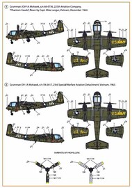 Grumman OV-1A/JOV-1A Mohawk decal set #CPD72006