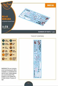 M142 Himars in Ukrainian Armed Forces decal set #CPD72011