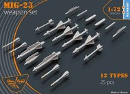 Clear Prop Models  1/72  Mikoyan MiG-23 Weapon Set advanced kit OUT OF STOCK IN US, HIGHER PRICED SOURCED IN EUROPE CPW7201