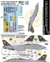  CrossDelta  1/32 Decals - F-14D Tomcat Last Flight of VF-31 CAG Bird #DEC007 CXDDEC007