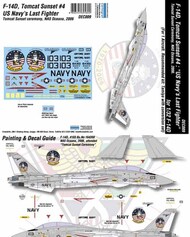  CrossDelta  1/32 Decals - F-14D Tomcat US Navy's Last Fighter #DEC009 CXDDEC009