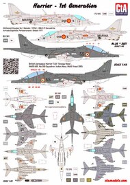  CtA Cut then Add  1/48 BAe Harrier - 1st Generations & Two Seater CTA-036