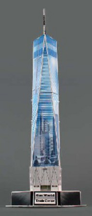  CUBIC FUN  NoScale One World Trade Center (New York, USA) 3D Foam Puzzle (23pcs) CBF159