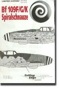  Cutting Edge Modelworks  1/48 Luftwaffe Bf.109F/G/K Spinner Spirals CED48049