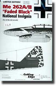  Cutting Edge Modelworks  1/48 Me.262 'Scale Color' National Insignia CED48053