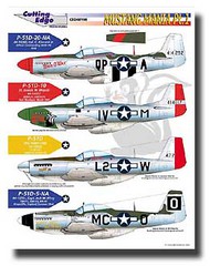  Cutting Edge Modelworks  1/48 Mustang Mania #1: P-51D-20-NA, Man O' War, QP*A, C. Kinnard Jr., 355th FG; P-51D CED48198