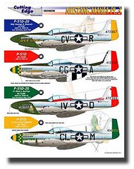  Cutting Edge Modelworks  1/48 Mustang Mania #3: P-51D-20, CV*R, Ole Goat, Maj. George A. Doersch, East Wretham CED48208