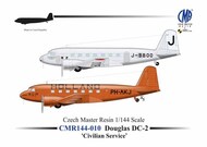  Czech Master Resin  1/144 Douglas DC-2 'Civilian Service'In the mid-1930s CMR144-010