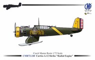  Czech Master Resin  1/72 Curtiss A-12 Shrike 'Radial Engine' CMR72-240