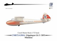  Czech Master Resin  1/72 Goppingen Go-3/DFS Minimoa with decals (gliders) CMR72-G5016