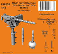 M5A1 Turret Machine Gun Mount and Gun Barrels2/16/2023 CMKP48035
