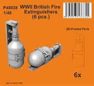 WWII British Fire Extinguishers (6 pcs.)2/16/2023 CMKP48038