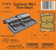 Hawker Typhoon Mk.I Gun Bays Correction Set CMKP72015