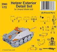 Hetzer Exterior Detail Set (designed to be used with Vespid Model kits) #CMK2063