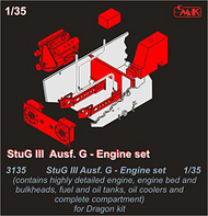  CMK Czech Master  1/35 StuG III Ausf.G - Engine set for Drag. Kit CMK3135