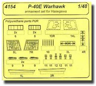 P-40E Warhawk Armament Set #CMK4154