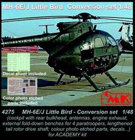  CMK Czech Master  1/48 MH-6E/J/M Little Bird-conversion set for ACA CMK4275