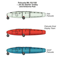 Palouste Mk.101/102  Jet Air Starter Trolleys and Airborne Pod #CMK4368