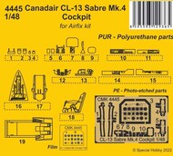 Canadair CL-13 Sabre Mk.4 Cockpit #CMK4445