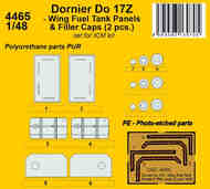 Dornier Do.17Z - Wing Fuel Tank Panels & Filler Caps (2 pcs.) #CMK4465