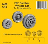 Grumman F9F Panther Wheels Set #CMK4489