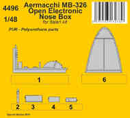 Aermacchi MB-326 Open Electronic Nose #CMK4496
