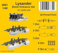 Westland Lysander Bomb Ordnance Set CMK4501