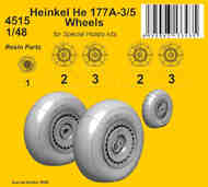 APRIL RELEASE!!! Heinkel He-177A-3/5 Main wheels and Tail wheel CMK4515