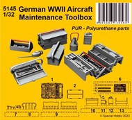 German WWII Aircraft Maintenance Toolbox #CMK5145