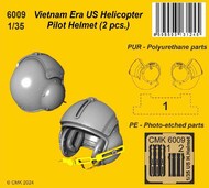 Vietnam Era US Helicopter Pilot Helmet (2 pcs.) #CMK6009
