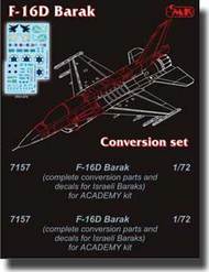  CMK Czech Master  1/72 F-16D Barak - conversion set for Academy CMK7157