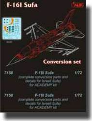 F-16D SUFA - conversion set for Academy #CMK7158