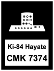  CMK Czech Master  1/72 Ki-84-I(Ko) Hayate   Cockpit Set / for Hasegawa kit CMK7374
