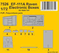 General-Dynamics F-111E Open Electronics Boxes #CMK7526