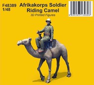 Afrika Korps Soldier Riding Camel #CMKF48389