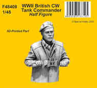 WWII British CW Tank Commander / Half Figure #CMKF48408