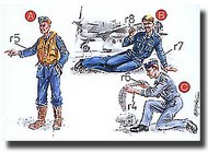 Collection - RAF Mechanics (2 fig.) And Pilot WW II #CMKF72041