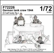 German tank crew 1944 (5 half body figures) #CMKF72226