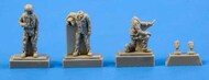 Two Fouga Magister Pilots and a Mechanic for 1/72 SH kit (3fig) #CMKF72306