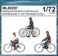  CMK Czech Master  1/72 Dockyard workers II.with bicycle CMKML80297