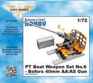 PT Boat Weapon Set No.6 - Bofors 40mm AA/AS Gun #CMKN72044