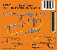  CMK Czech Master  1/35 Small Arms for the Volkssturm Set III* CMKP35003
