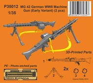  CMK Czech Master  1/35 MG 42 German WWII Machine Gun (Early Variant)ngrad. CMKP35012