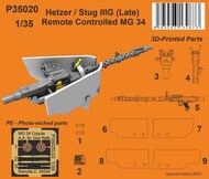 Hetzer / Stug IIIG (Late) Remote Controlled MG 34 #CMKP35020