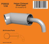 Hetzer Exhaust (final type) #CMKP35032